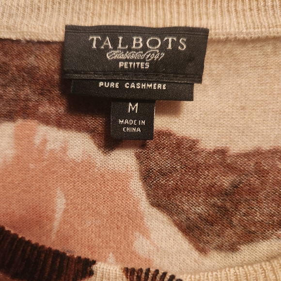 Talbots Cashmere Sweater - Picture 3 of 4
